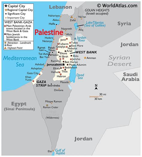 palestine city|Palestine Maps & Facts .